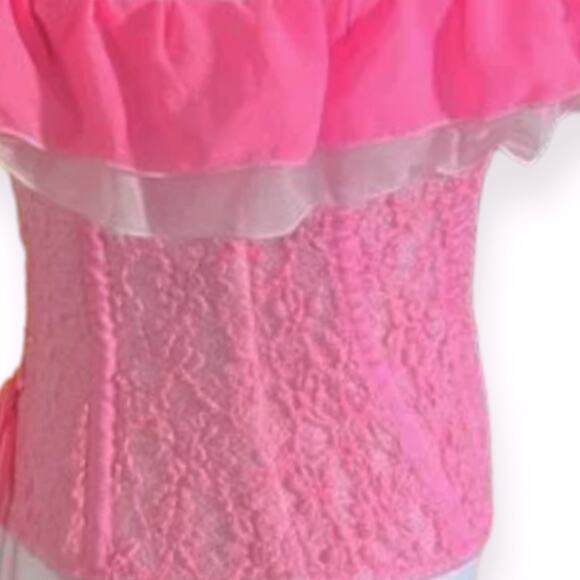 We Are HAH Free People Seams Like A Princess Lace Corset NWT 180.00 XS - Picture 3 of 10